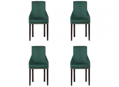 4x Design Polster Sitz Stühle Stuhl Seht Garnitur Sessel Lounge Club Set